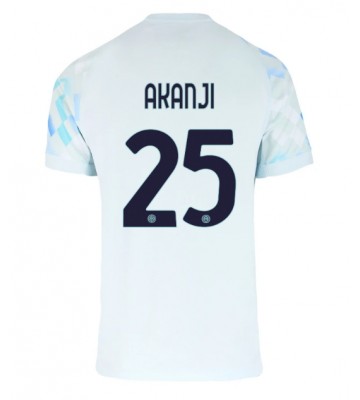 Inter Milan Manuel Akanji #25 Segunda Equipación 2025-26 Manga Corta